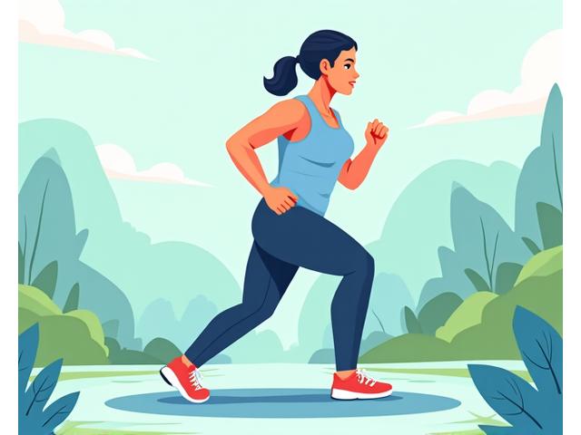 Ilustración de una persona haciendo ejercicio con entrenador, representando prescripción de ejercicio
